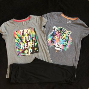 Old Navy Active 2 Tops 1 Capri Bottom Outfit